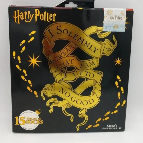 Harry Potter 15 Days of Socks - Picture 1 of 4